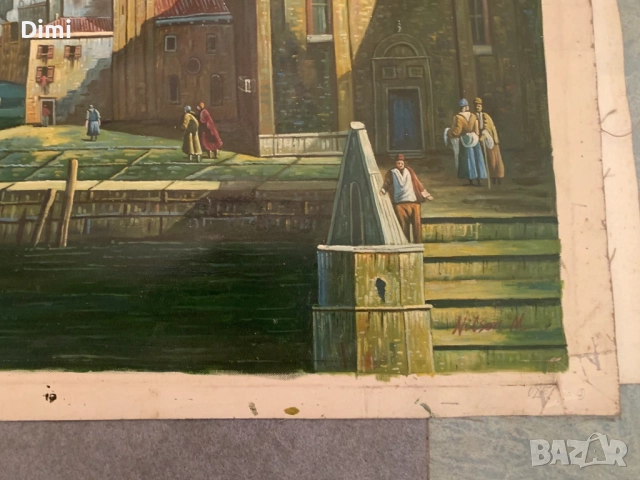 НИЛСОН (Nilson) ВЕНЕЦИЯ масло/платно, снимка 2 - Картини - 52815514