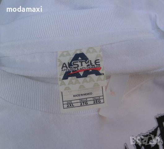 3XL Нова бяла унисекс тениска , снимка 5 - Тениски - 45718730