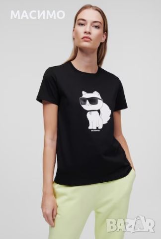 Karl Lagerfeld дамска тениска, снимка 2 - Тениски - 45196341