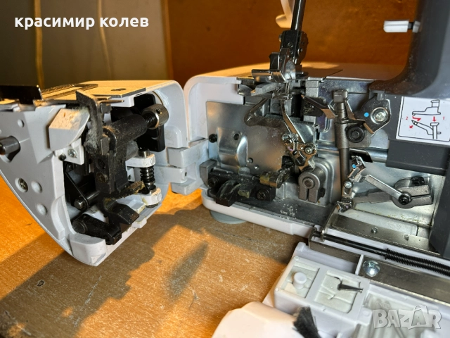 4-конечен немски оверлог "Medion Micromaxx", снимка 3 - Шевни машини - 52620597