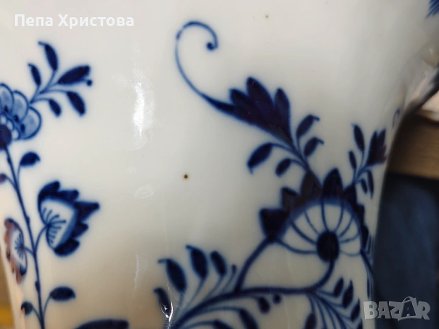 Meissen- ваза от немски порцелан, снимка 8 - Вази - 53663700