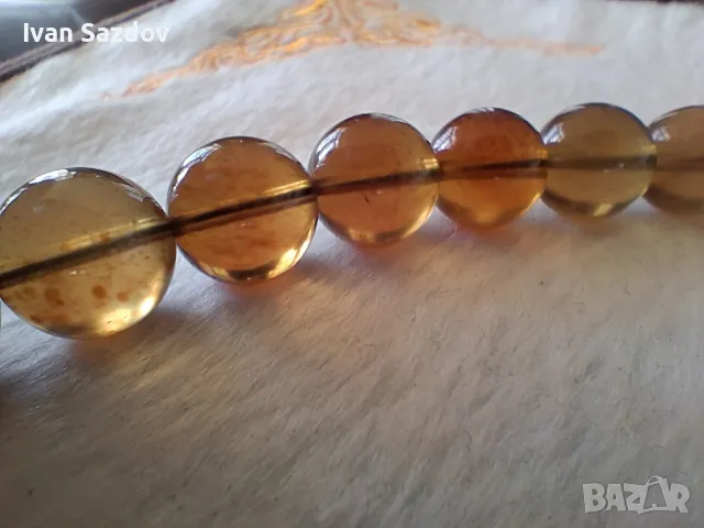 Кехлибарена огърлица ✨️ПЕРЛИ✨️, снимка 2 - Колиета, медальони, синджири - 50188855