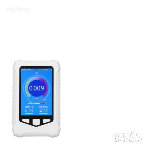 Детектор за въздух, преносим цветен озонов измервател с USB зареждане и чувствителни сензори