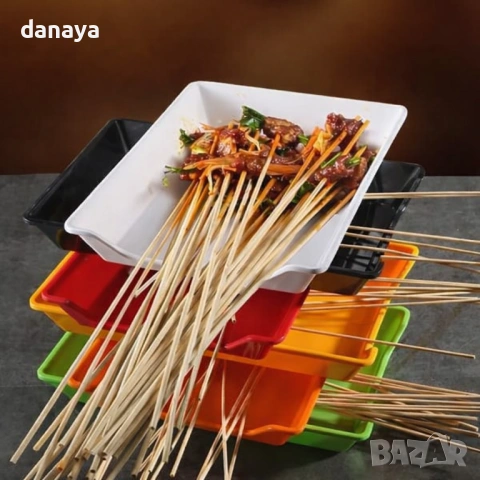 6451 Правоъгълна тава за шишчета и скара, снимка 6 - Съдове за готвене - 53676969