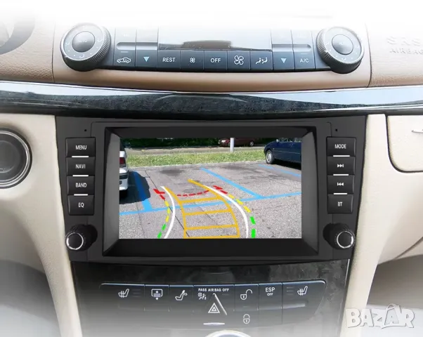 Мултимедия, Mercedes, E Class, Двоен дин, Мерцедес, W211, E200, E220, E270, Е320, Android, CLK клас, снимка 7 - Аксесоари и консумативи - 50311477