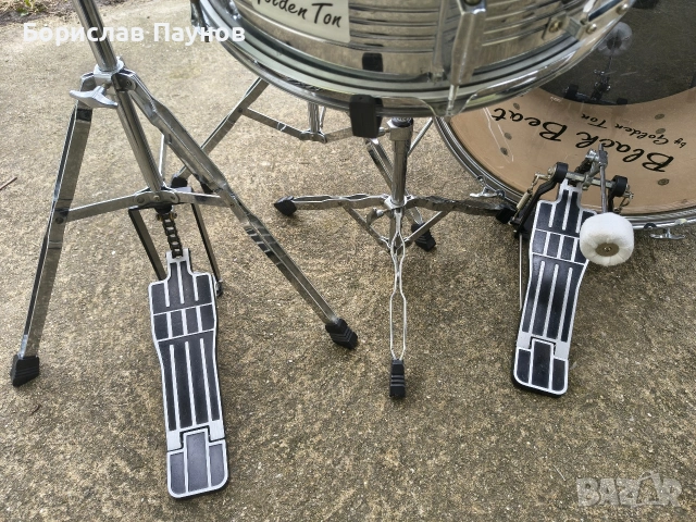 Комплект барабани "Golden ton", снимка 6 - Ударни инструменти - 54274898