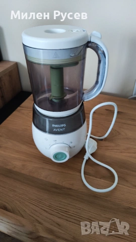 Philips avent 4 in 1 уред за готвене на пара, блендиране, размразяване и затопляне., снимка 3 - Прибори, съдове, шишета и биберони - 54064650