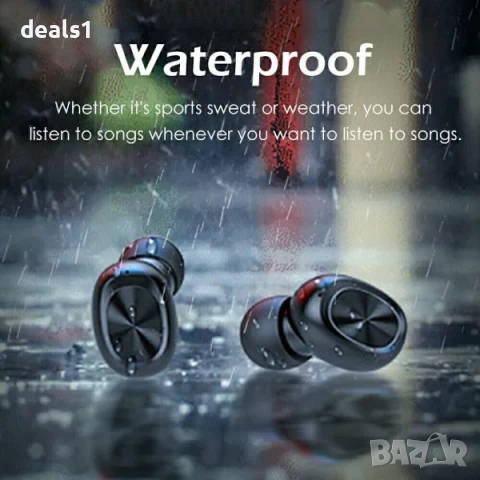 TWS BTH-239 Безжични Слушалки IPX5 Водоустойчиви Bluetooth 5.0 9D Стерео звук, снимка 4 - Безжични слушалки - 50535227