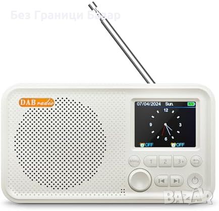 Ново Преносимо DAB+ FM радио с Bluetooth, аларма, таймер и телескопична антена, снимка 6 - Други - 46494284