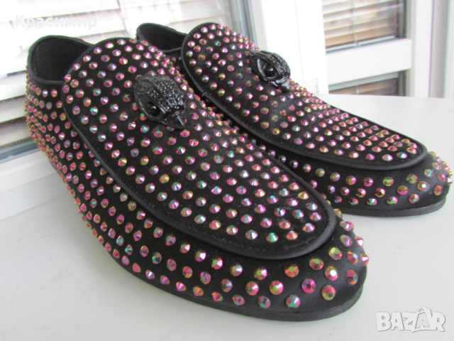 Мъжки обувки с камъни Kurt Geiger, снимка 3 - Официални обувки - 52530726