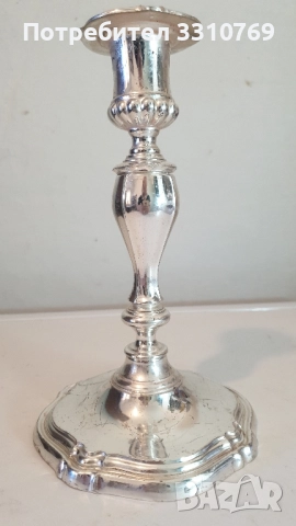 Красив посребрен и родиран свещник WMF. 
