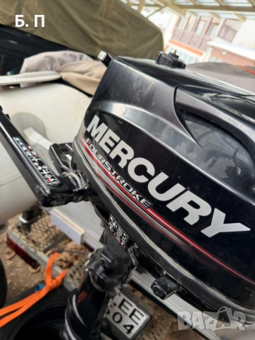 Извънбордов двигател Mercury 6 HP, снимка 2 - Воден транспорт - 53322497