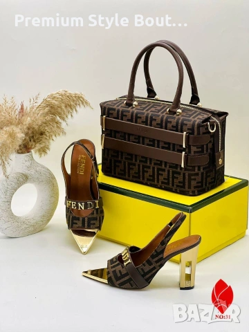 обувки на ток fendi 