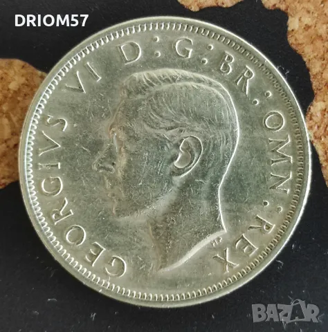 Монети Великобритания- 4 бр› Крал Джордж VI[1947-1950], снимка 8 - Нумизматика и бонистика - 49570631