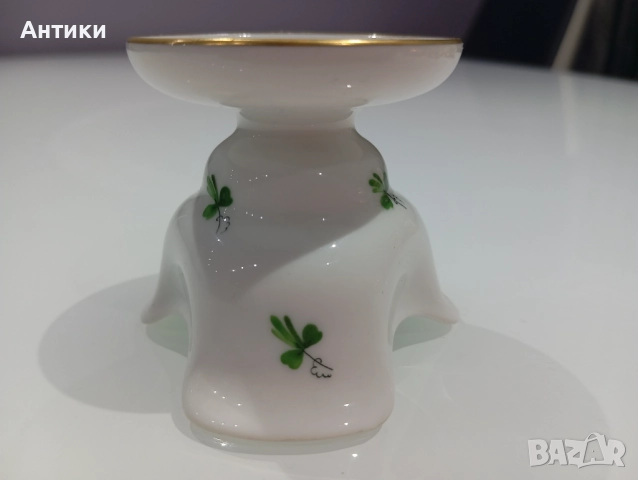 Красив порцеланов свещник маркиран , снимка 7 - Статуетки - 52540726