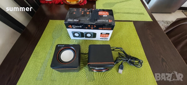 Тонколони аудио Kisonli, USB, снимка 5 - Тонколони - 52238363