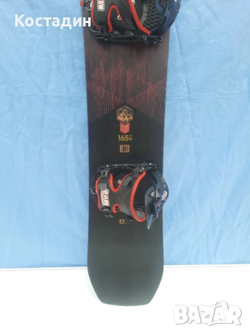 Сноуборд NIDECKER AXIS с автомати 165см.  , снимка 3 - Зимни спортове - 52466917
