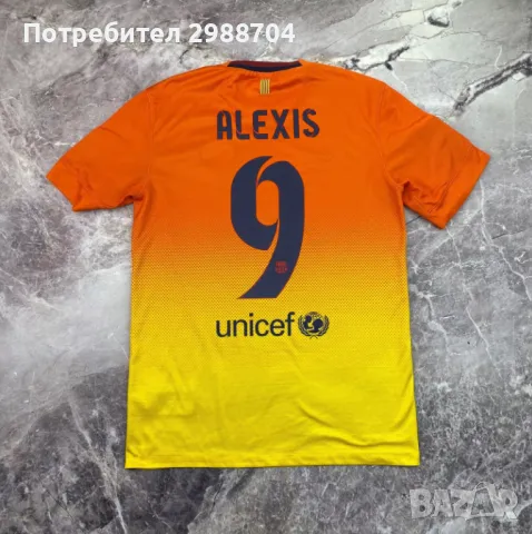 футболна тениска Barcelona Alexis , снимка 2 - Футбол - 46972850