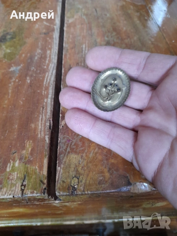 Стара кокарда БДЖ #3, снимка 3 - Антикварни и старинни предмети - 53289028