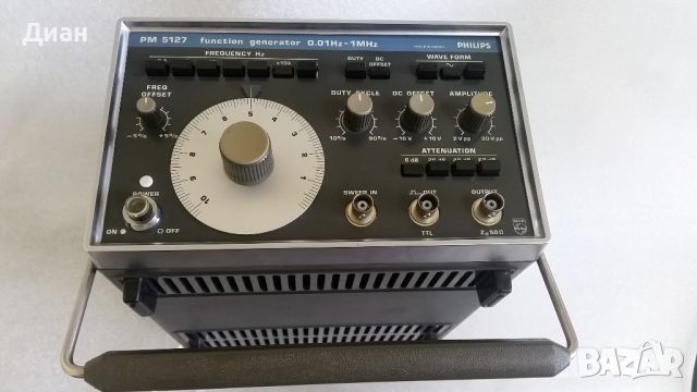 Функционален генератор Philips PM-5127, снимка 5 - Друга електроника - 46306214