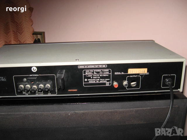 HITACHI-модел FT-3500-JAPAN, снимка 5 - Ресийвъри, усилватели, смесителни пултове - 53720586