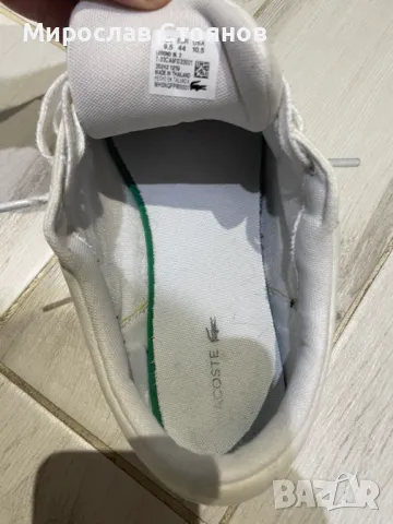 Мъжки кецове LACOSTE 44 номер, снимка 3 - Мокасини - 47829840