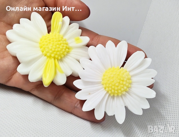 Маргаритки от глицеринов сапун , снимка 1