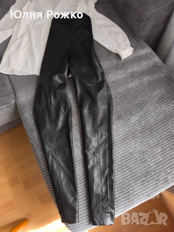 клинове с имитация на кожа, zara, снимка 3 - Клинове - 53988777