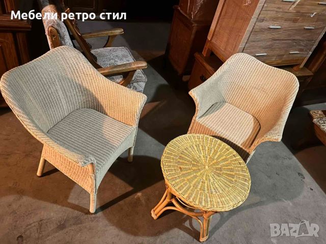 ратанови кресла, снимка 1 - Градински мебели, декорация  - 46255747