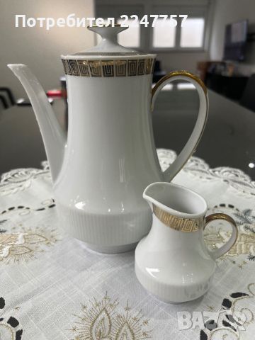 Чайник с латиера порцелан , снимка 4 - Сервизи - 45102442