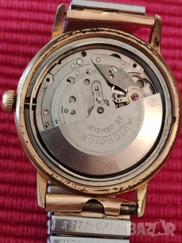 Стар механичен часовник VOG, автомат, Швейцария. , снимка 9 - Мъжки - 50641453