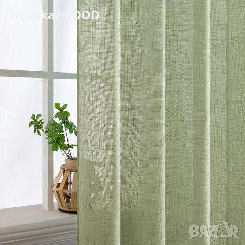 Пердета MIULEE зелени или сиви 225x140 и 160x140, снимка 8 - Пердета и завеси - 54148224