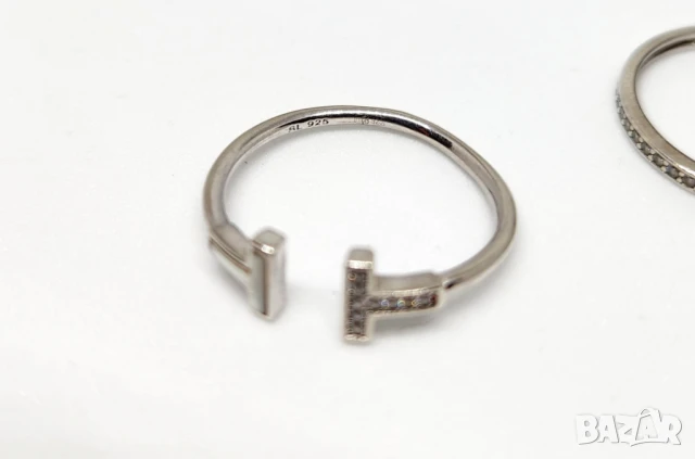 Пръстени Sokolov Tiffany сребро цирконий, снимка 3 - Пръстени - 51022741