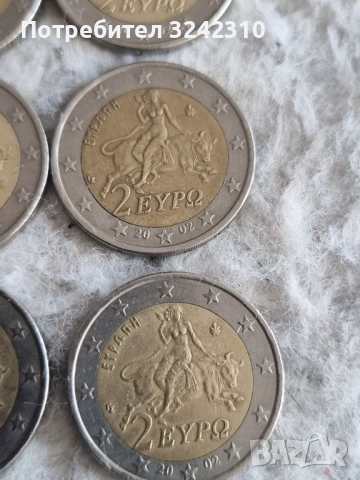 Монета от 2 евро Гърция 2002 г  ( S ), снимка 4 - Нумизматика и бонистика - 53588242