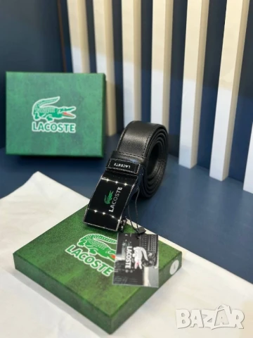 колани от естествена кожа в кутия tommy hilfiger hugo boss lacoste emporio armani calvin klein , снимка 9 - Колани - 50573049