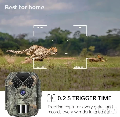 Камера за дива природа Coollia 20MP 1080P HD, снимка 4 - Камери - 50905743