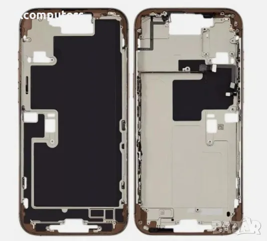 Среден борд за iPhone 16 Pro 6.3 / Златен / КЛАС A Баркод : 483919