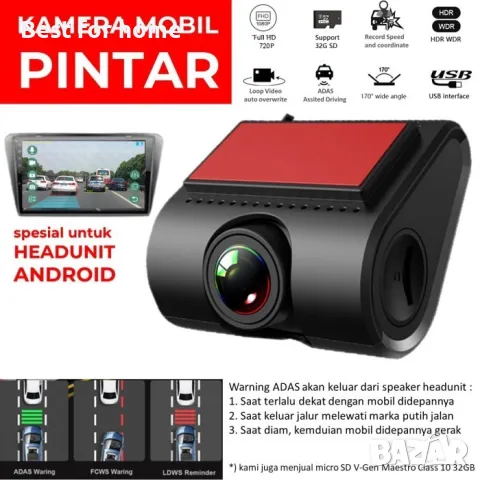 Даш камера с Андроид свързаност SE-172 Dash Board Camera U1 Pro, снимка 1 - Аксесоари и консумативи - 46941608