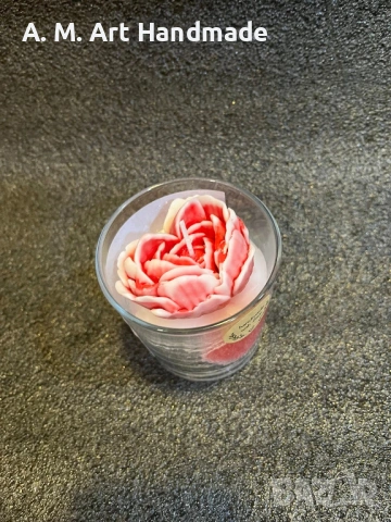 Уникалност в чаша: Роза с желирано сърце! 