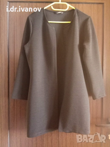 черно отворено пролетно сако 