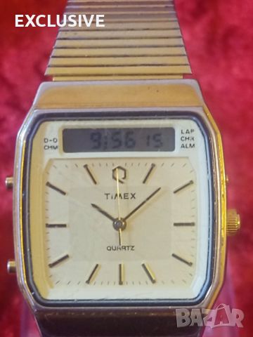 Часовник  рядък Timex -  Закупен от Англия!  Договаряне! , снимка 1 - Мъжки - 45852631