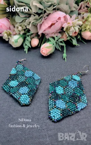 Обеци с мъниста SiDona II, снимка 9 - Обеци - 38012165