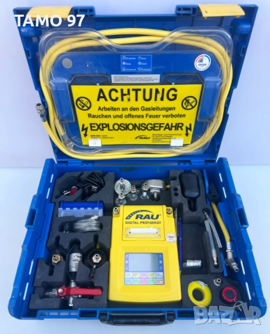 Rau DPG 07 Touch - Професионален измервателен уред за природен газ, вода, отпадъчни води