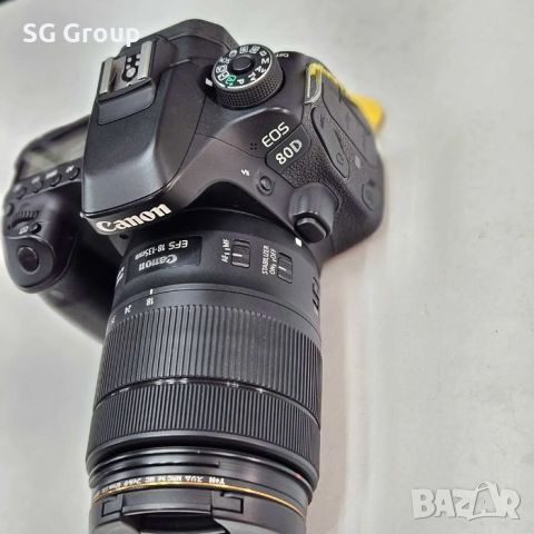 Професионална камера Canon EOS 80D+Canon EF 50mm 1.8 II камера Canon 80D, снимка 4 - Камери - 46295913