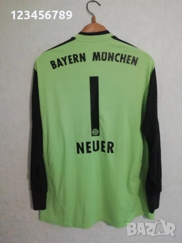 Bayern Munich Neuer 2012/2013 Adidas оригинална тениска вратарска фланелка екип Байерн Мюнхен Нойер 
