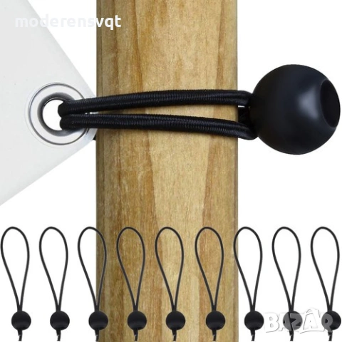 Комплект гумички с топки за брезенти 10 бр