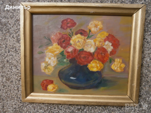 Картина натюрморт м.б. фазер 44х38см.