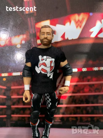 Екшън фигура WWE Sami Zayn Elite Сами Зейн Bloodline Mattel играчка figure + removable t-shirt, снимка 6 - Колекции - 48429997