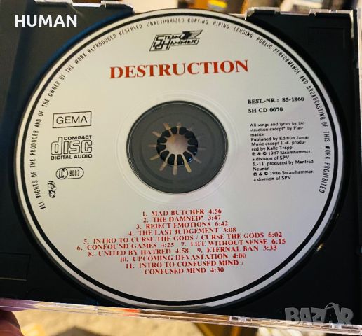 Destruction,Protector, снимка 7 - CD дискове - 45080666