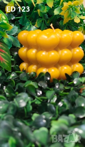 Свещи -Свети Валентин- от натурален пчелен восък, снимка 3 - Други - 53230948